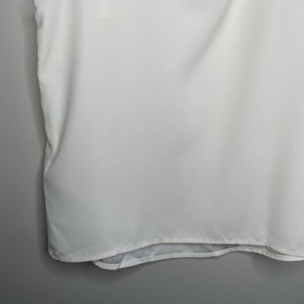 J.CREW Top Women XS Sleeveless Button-Back Shell NEW Ivory BY429 - Picture 8 of 11